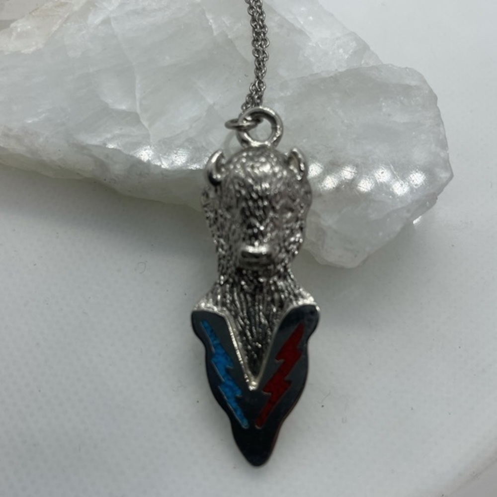 Stainless Bull Pendant